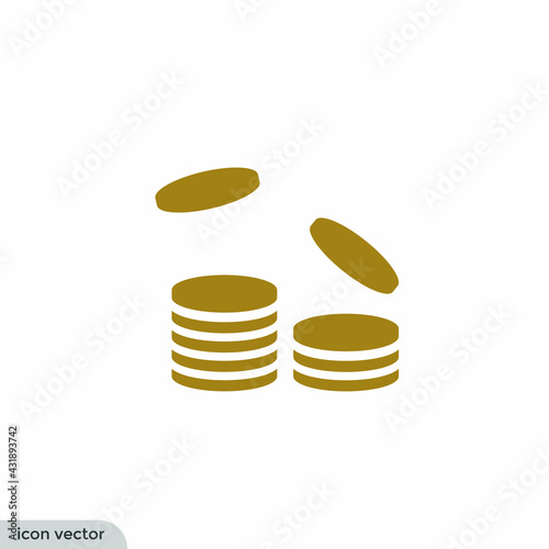 money icon dollar symbol simple design element