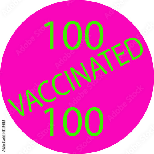 Spilla regalo simbolo vaccinazione anti covid 19 in fucsia e verde molto carina 