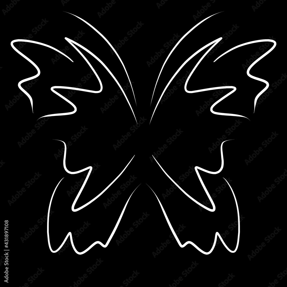 butterfly on black butterfly on black