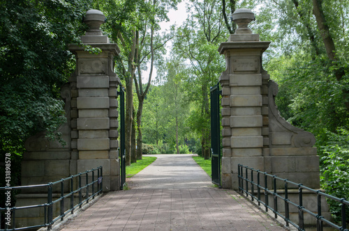 Old Historical Gate At The Flevopark At Amsterdam The Netherlands 18-6-2020