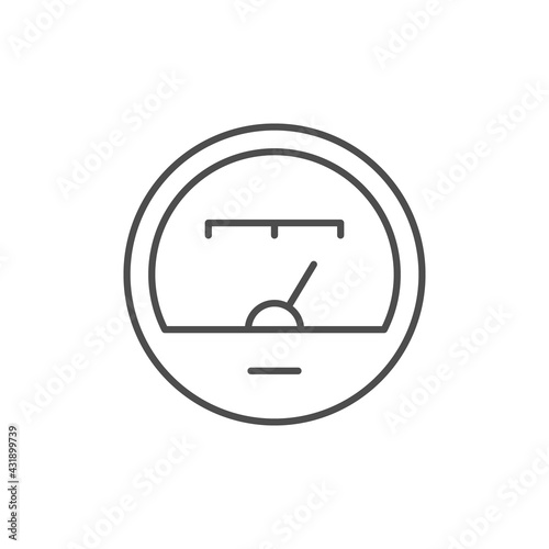Circe gauge line outline icon