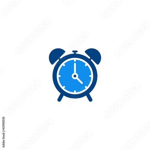 Alrm clock icon vector, Clock icon for computer, web and mobile app 