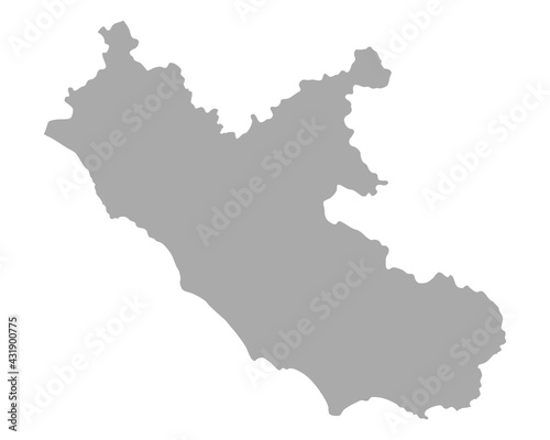 Karte von Latium