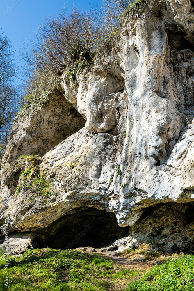 Felswand im Naturschutzgebiet St. Wendel zum Stein