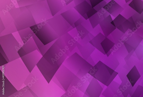 Light Pink vector background in polygonal style.