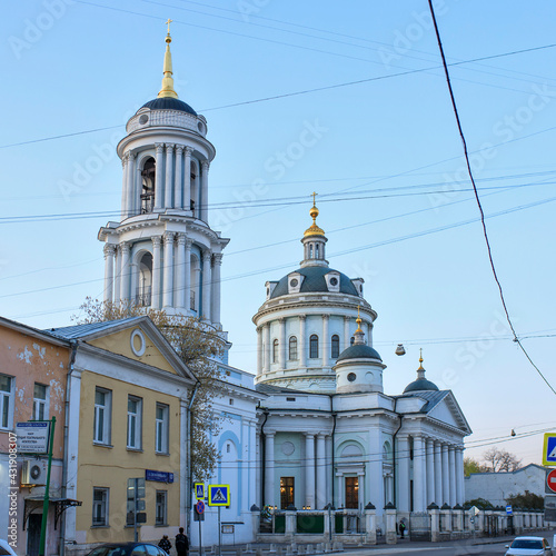 The Church of St. Martin the Confessor, Pope of Rome (of the ascension). One of the best preserved monuments of classical architecture in Moscow..