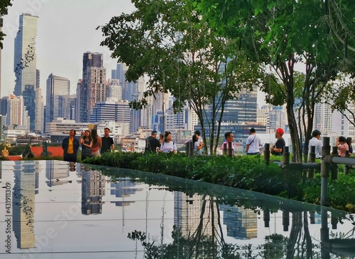 view of the city