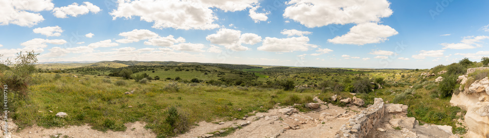 Nature near the excavations of the ancient Maresha city in Beit Guvrin, near Kiryat Gat, in Israel Nature near the excavations of the ancient Maresha city in Beit Guvrin, near Kiryat Gat, in Israel