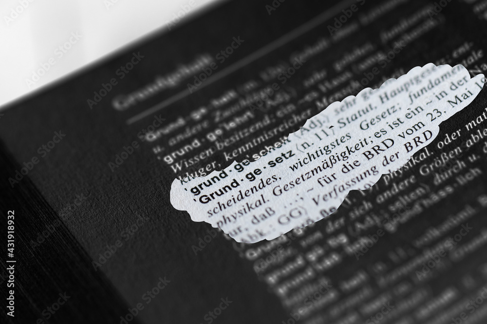 Obraz premium Grundgesetz