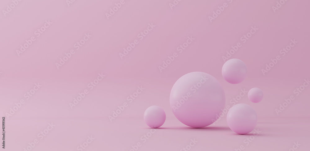 pink scene with geometrical forms for product display. 3D rendering. pink scene with geometrical forms for product display. 3D rendering.