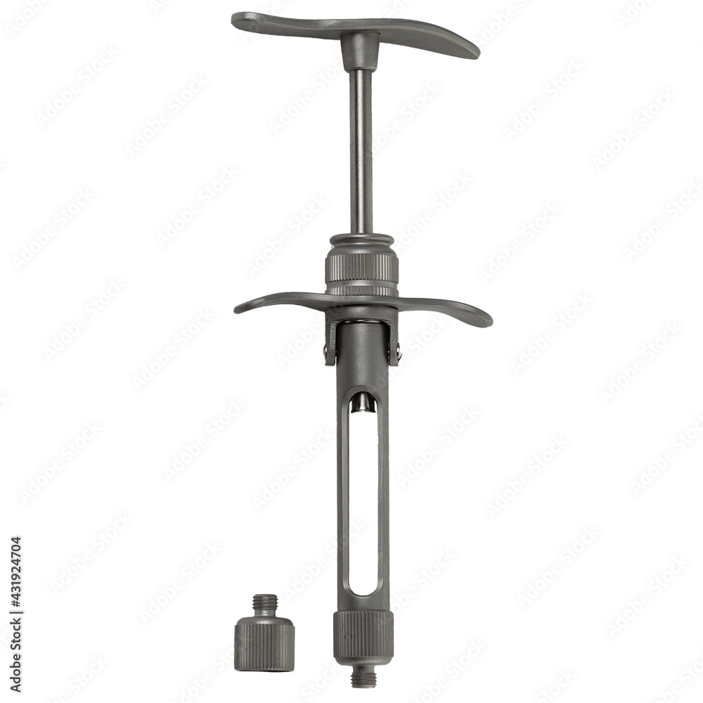 syringe isolated on white