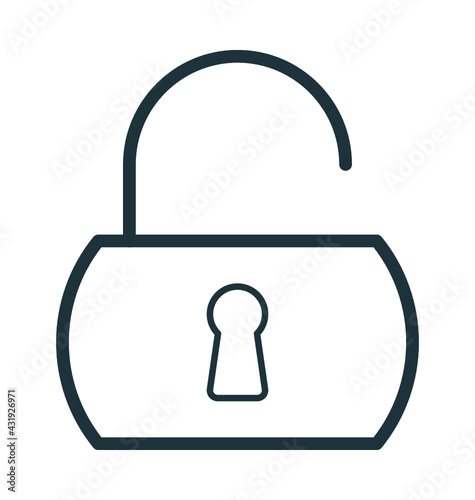 Open Padlock 