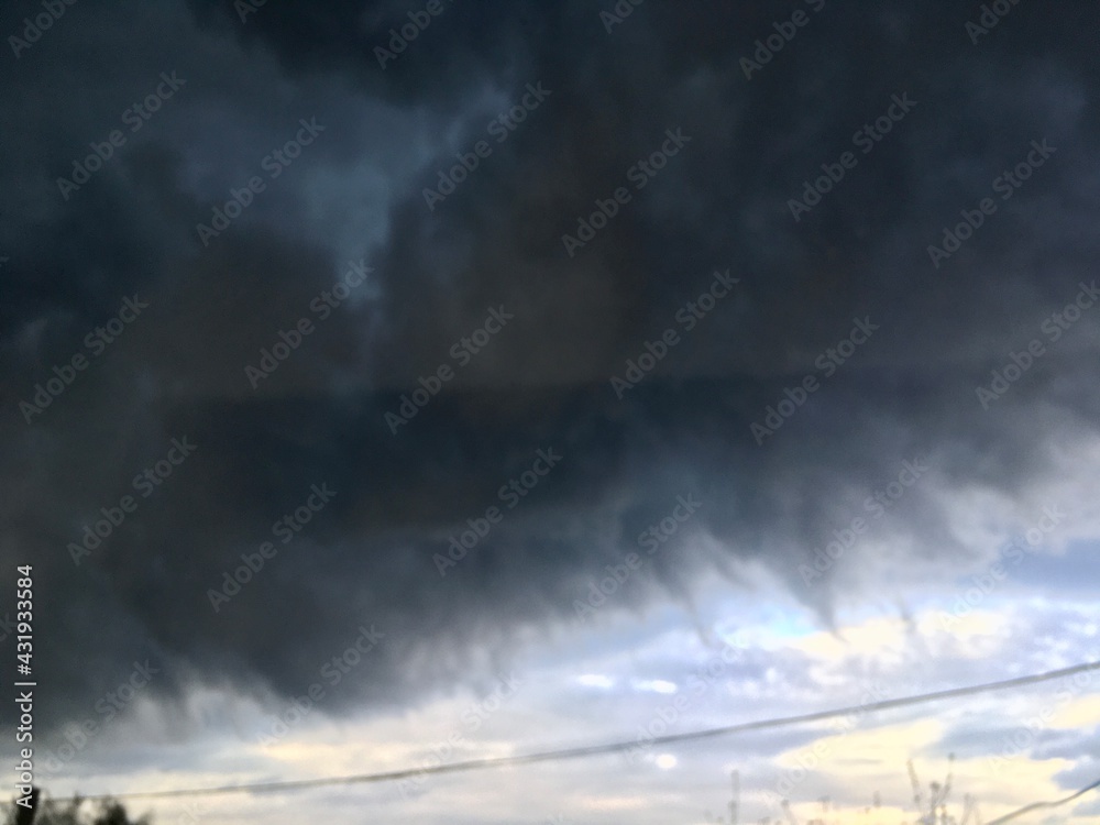 storm clouds lapse