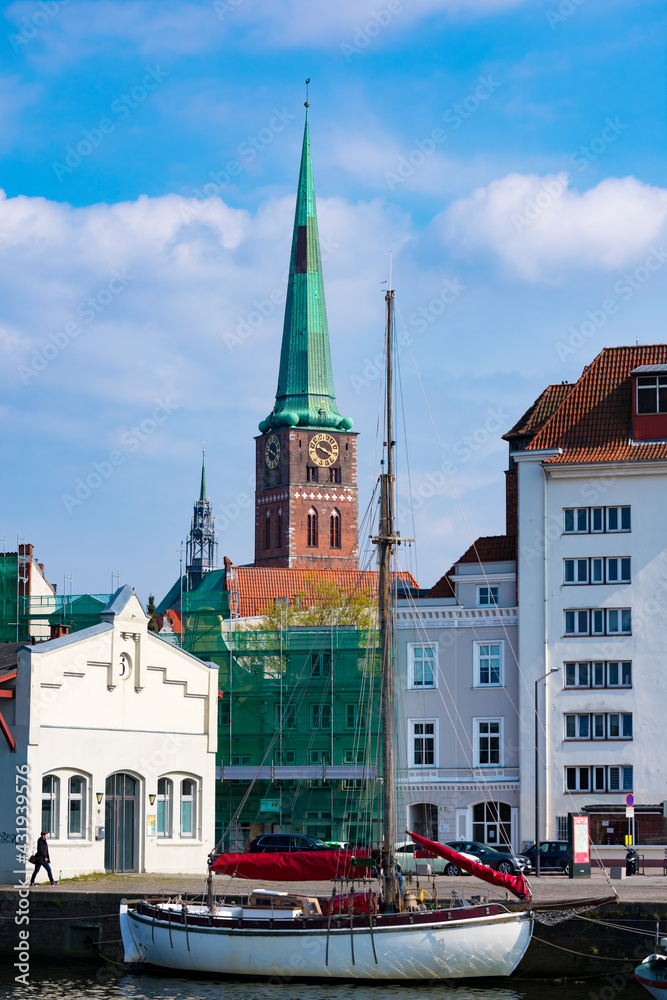 Fototapeta premium town country in Lübeck Germany