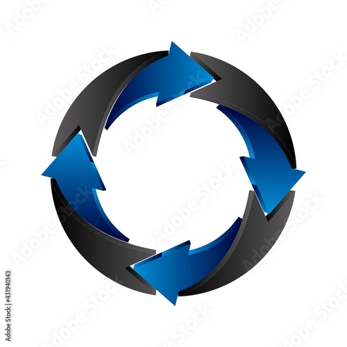 Arrow Logo Template vector
