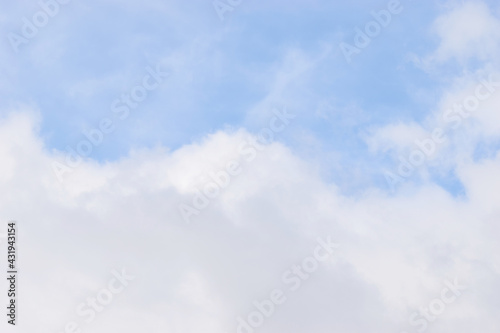 Cloudy blue sky texture during the daytime