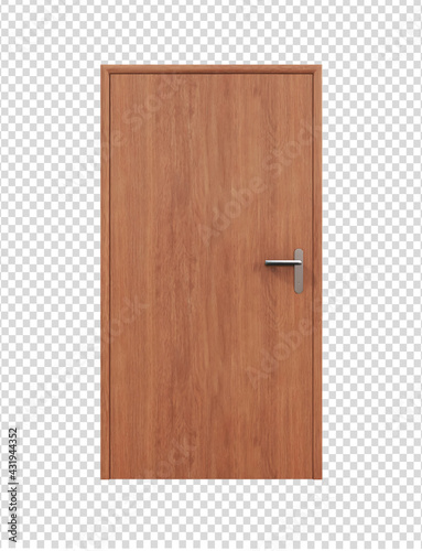 Fototapeta Naklejka Na Ścianę i Meble -  Wide wooden doors on a transparent background. vector illustration