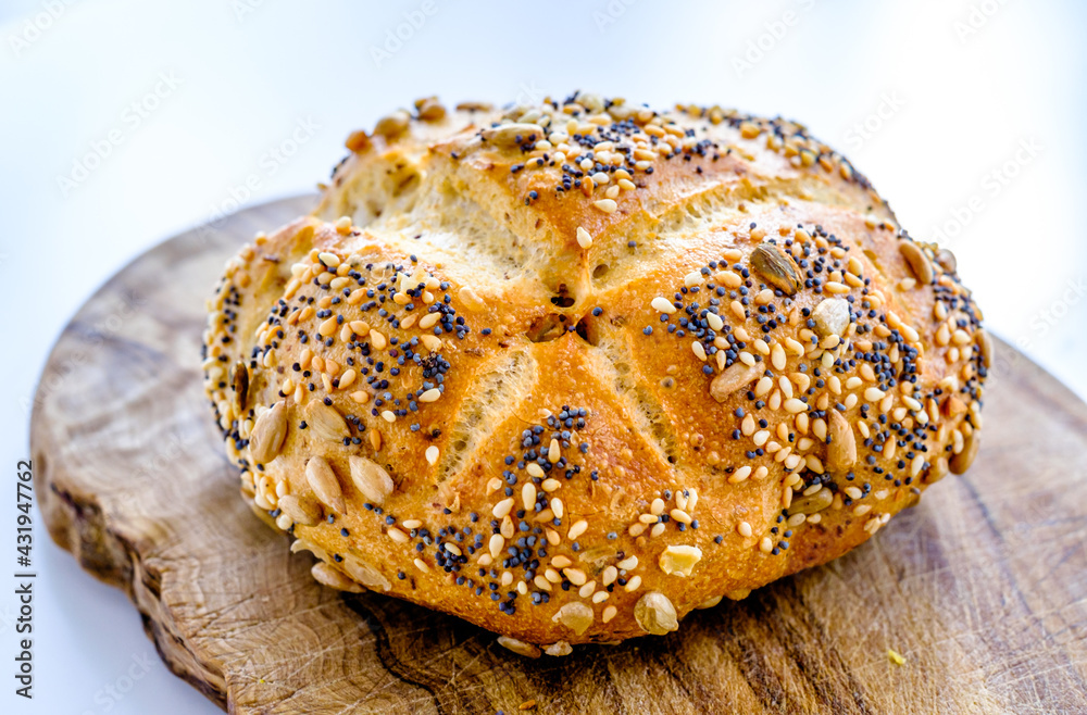 typical german small bread - roll