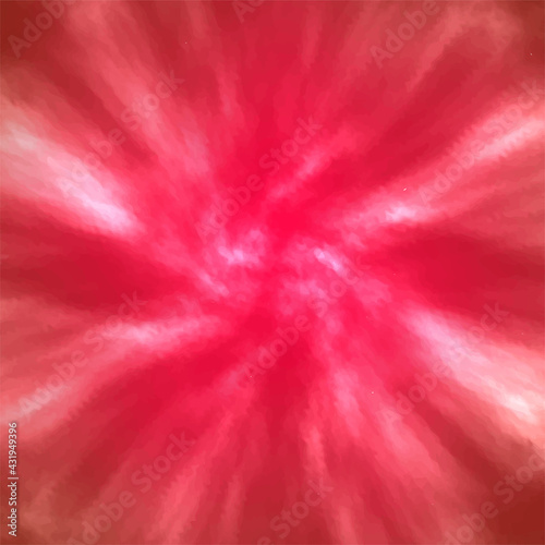 vector tie dye abstract background. red swirl textile fabric background