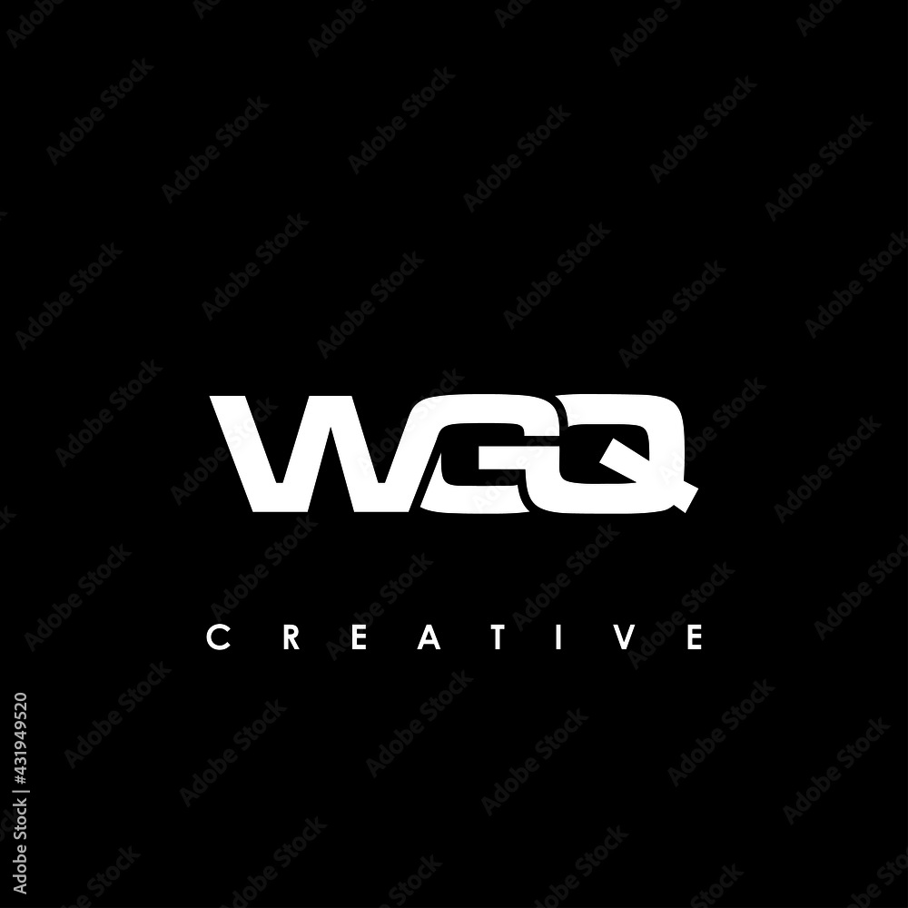 WGQ Letter Initial Logo Design Template Vector Illustration WGQ Letter Initial Logo Design Template Vector Illustration