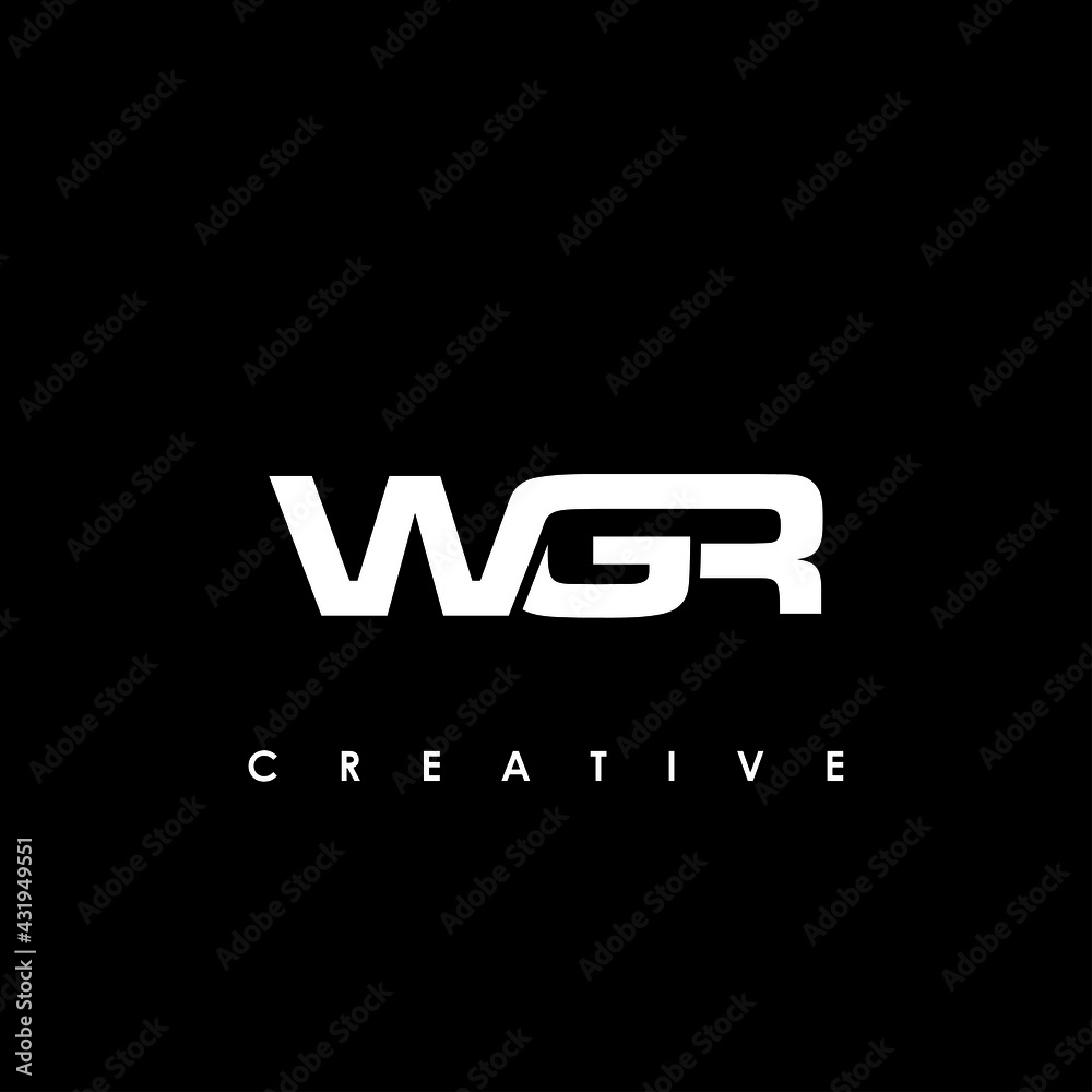 WGR Letter Initial Logo Design Template Vector Illustration WGR Letter Initial Logo Design Template Vector Illustration