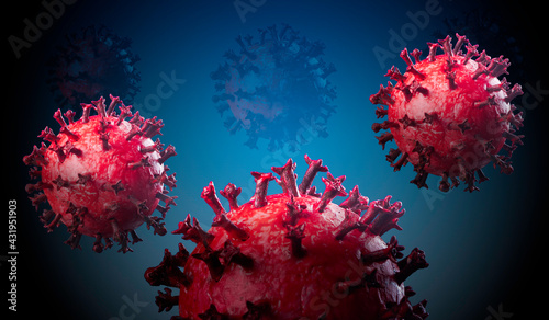 Illustration of the coronavirus