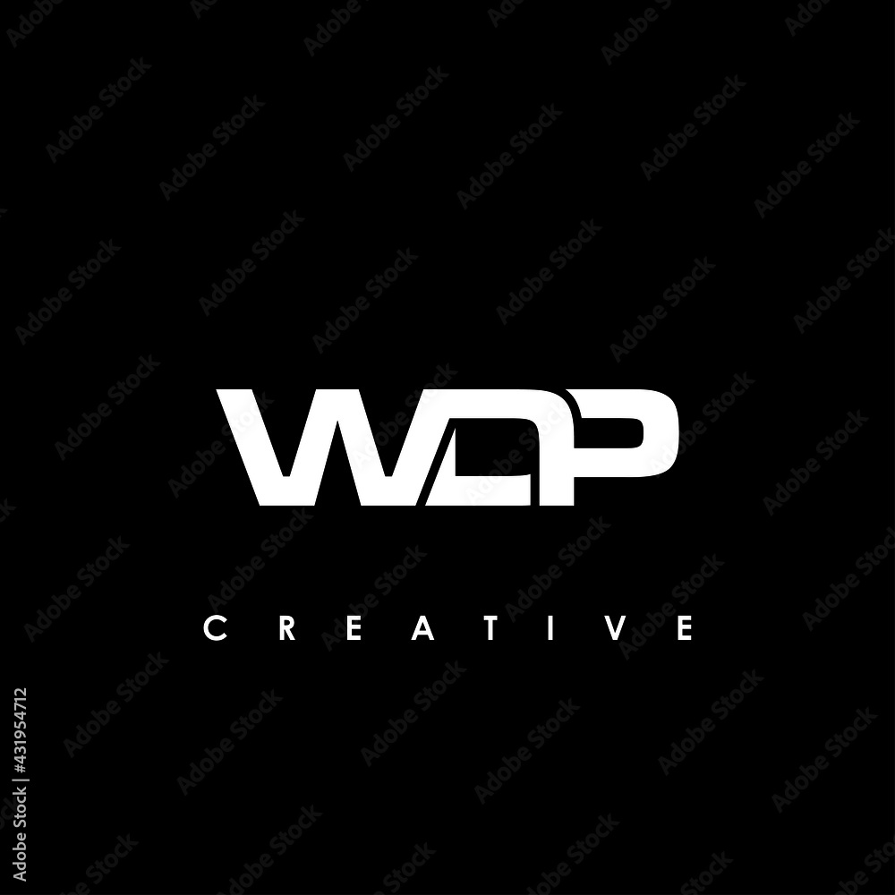 WDP Letter Initial Logo Design Template Vector Illustration WDP Letter Initial Logo Design Template Vector Illustration