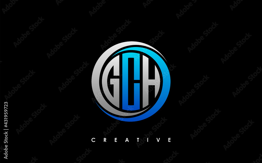 GCH Letter Initial Logo Design Template Vector Illustration GCH Letter Initial Logo Design Template Vector Illustration