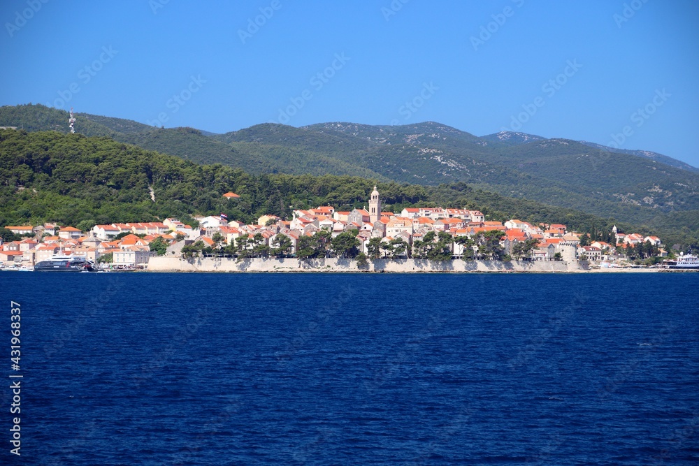 Korcula town in Croatia