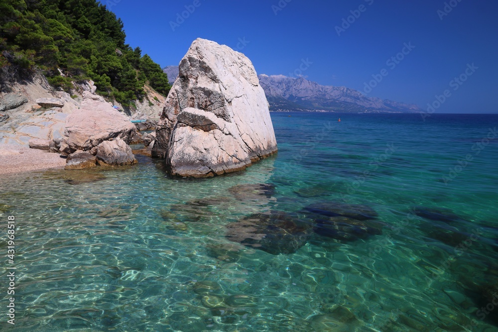 Adriatic beach in Croatia