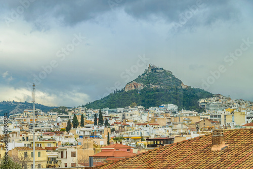 Atenas Aerial View Cityscape