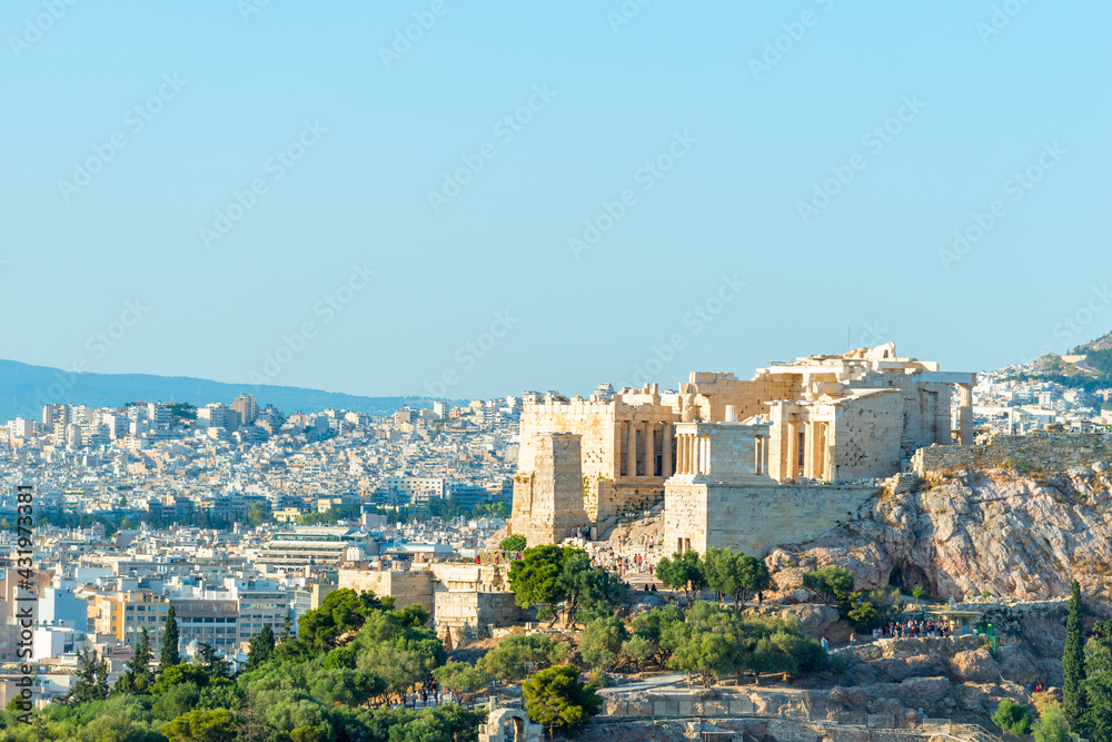 Acropolis with Parthenon temple in Athens, Greece