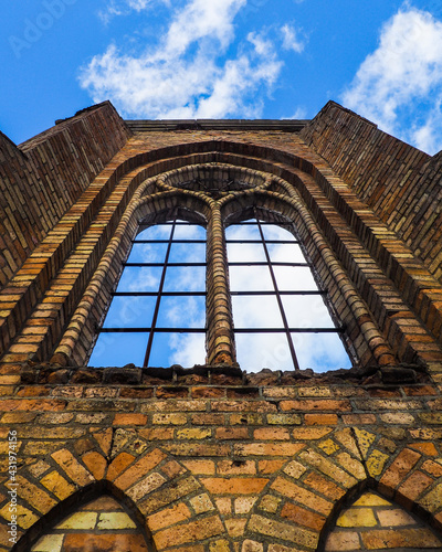 stained window in a church