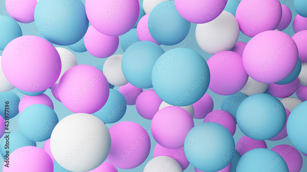 illustration of colored spheres in mid-air illustration of colored spheres in mid-air