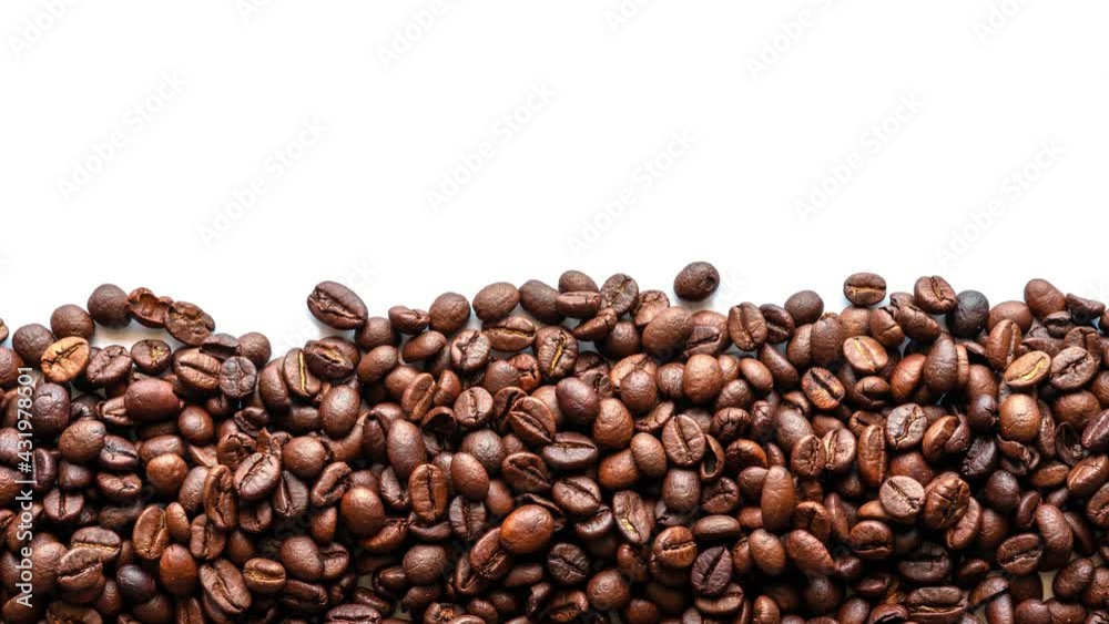 Professional Video 4k. Macro Coffee bean Close up shot. Raw ingredient food and drink concept. Professional Video 4k. Macro Coffee bean Close up shot. Raw ingredient food and drink concept.