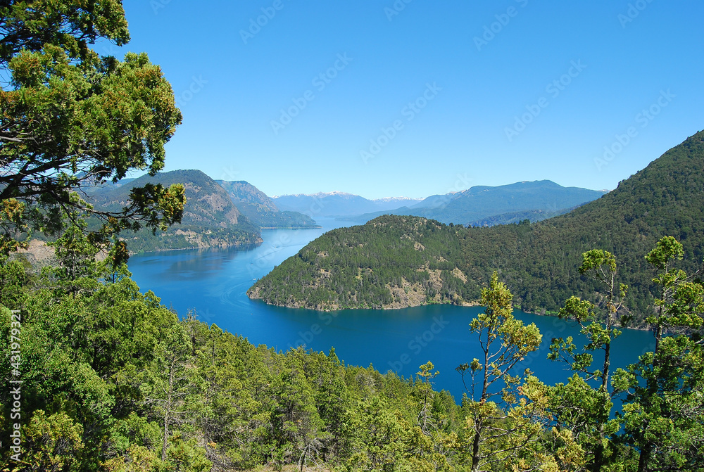 seven lakes route lake argentina patagonia landscape