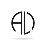 AG or ga letter design logo logotype icon concept