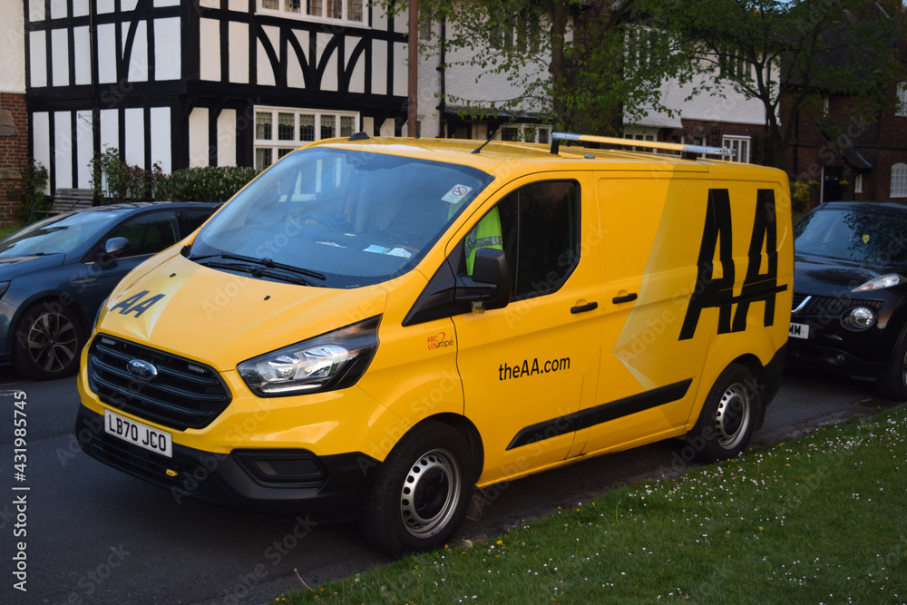 BIRKENHEAD, UNITED KINGDOM - Apr 30, 2021: aa recovery breakdown van Stock  Photo | Adobe Stock