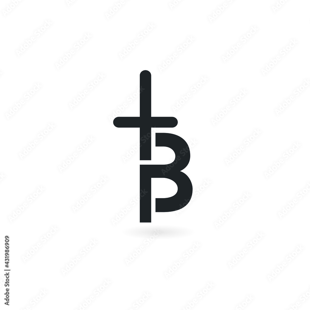B letter Christian logo design. Black and white church b letter awesome logo design template. B letter Christian logo design. Black and white church b letter awesome logo design template.