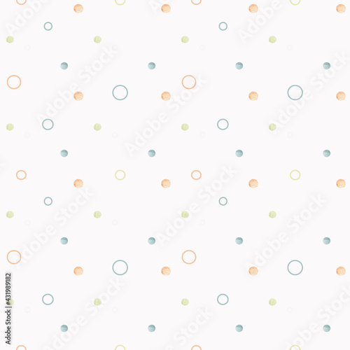 Various circles watercolor digital seamless wallpaper. Great for printing  web  textile design  souvenirs  scrapbooking and other creative ideas.