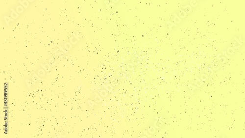 Pastel yellow abstract background with black patches