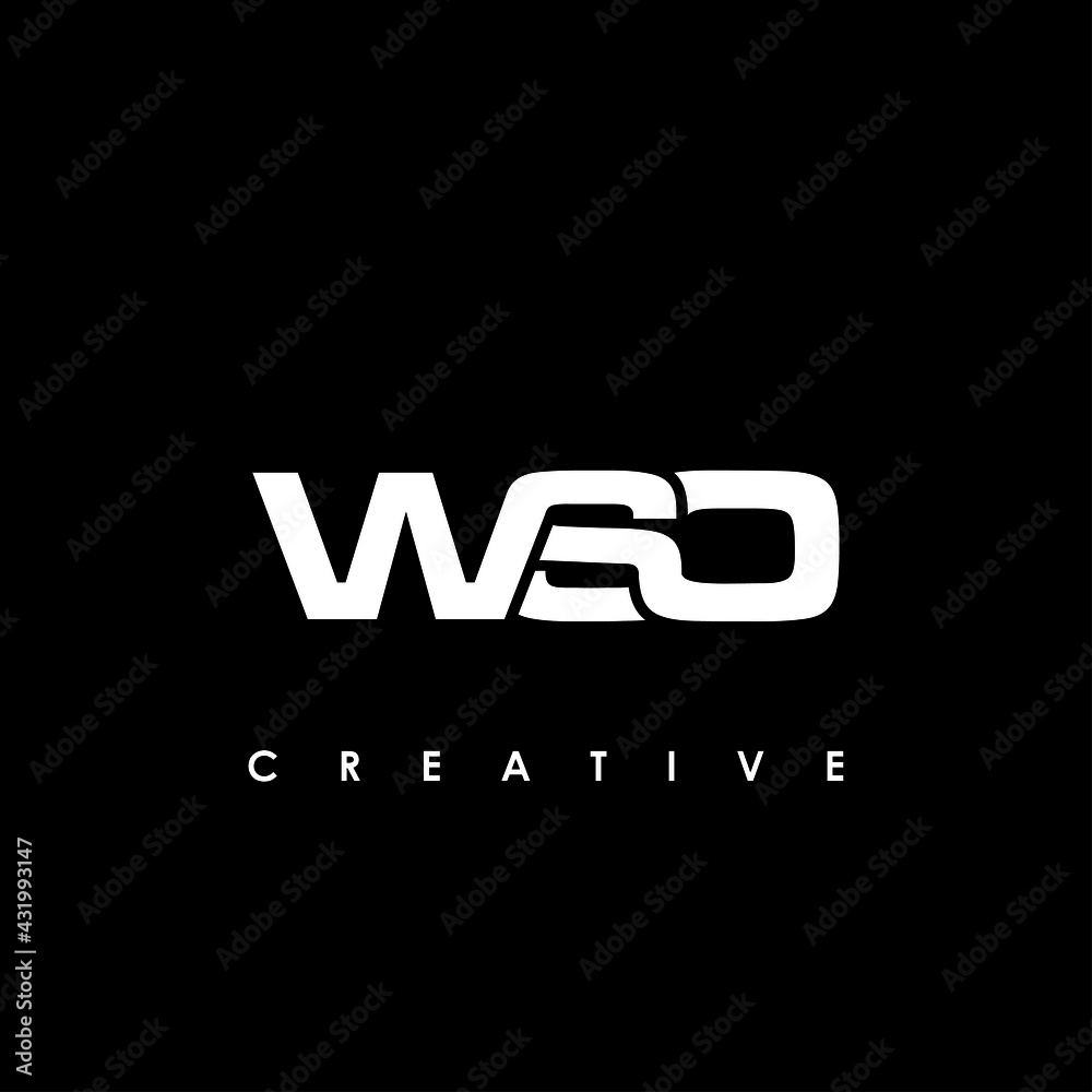 WSO Letter Initial Logo Design Template Vector Illustration WSO Letter Initial Logo Design Template Vector Illustration