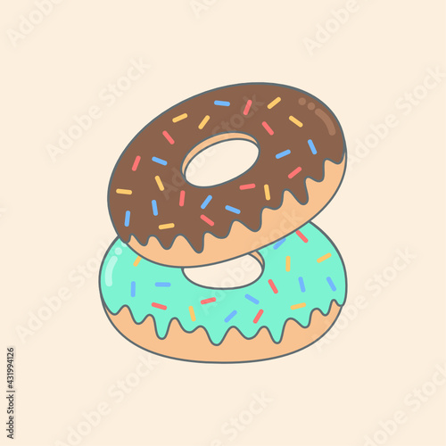 donut with sprinkles