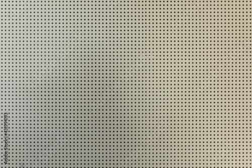 perforated plasterboard wall