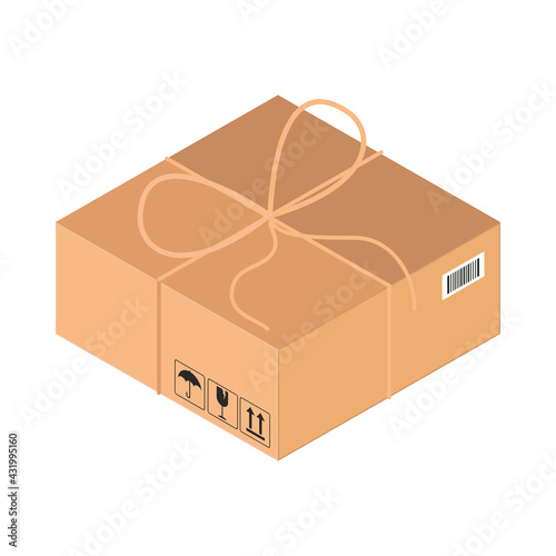 cardboard box post