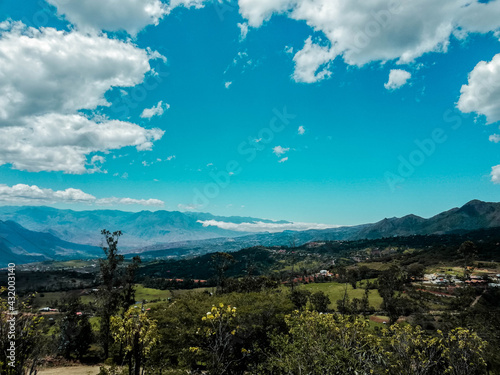 Valle de Yunguilla en la provincia del Azuay Ecuador photo