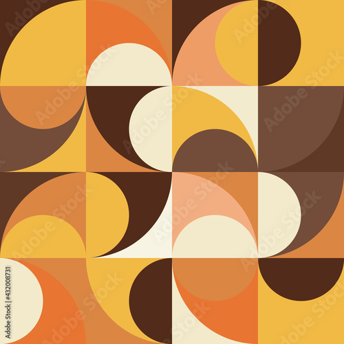 Vintage coloured seamless vector repeat pattern print background