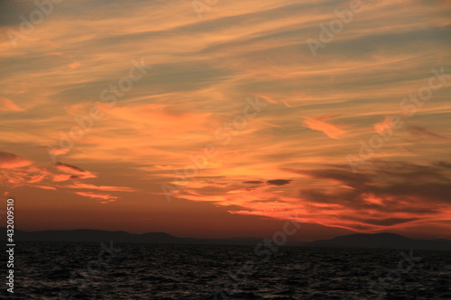 Sunset over the sea © FarazHabiballahian