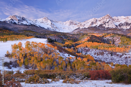 Sneffels Range in Fall, San Juan Mountains, Colorado photo