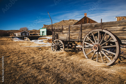 Ghost town of South Pass City, Wyoming.